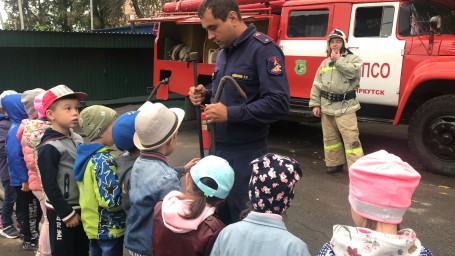 Экскурсия детской пожарно- спасательной команды. 2